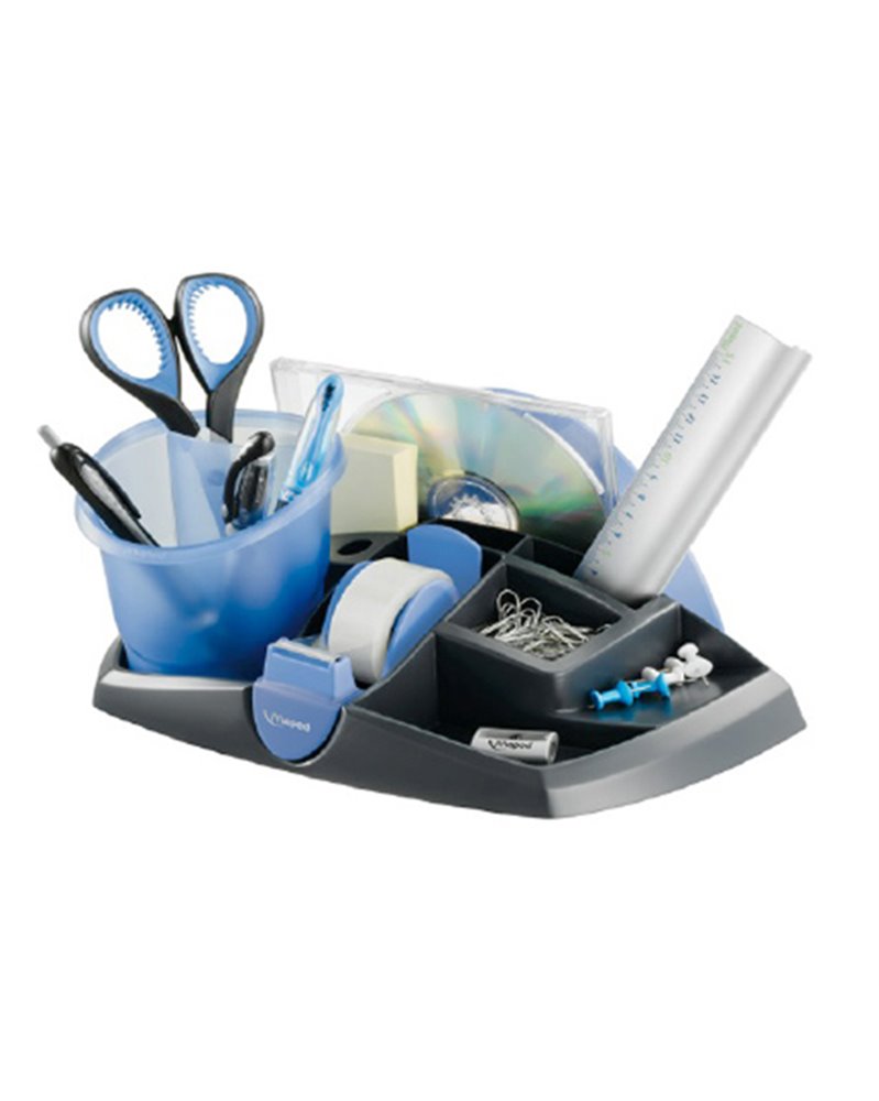 DESK ORGANIZER Ergologic NERO/BLU 13 SCOMPARTI Maped