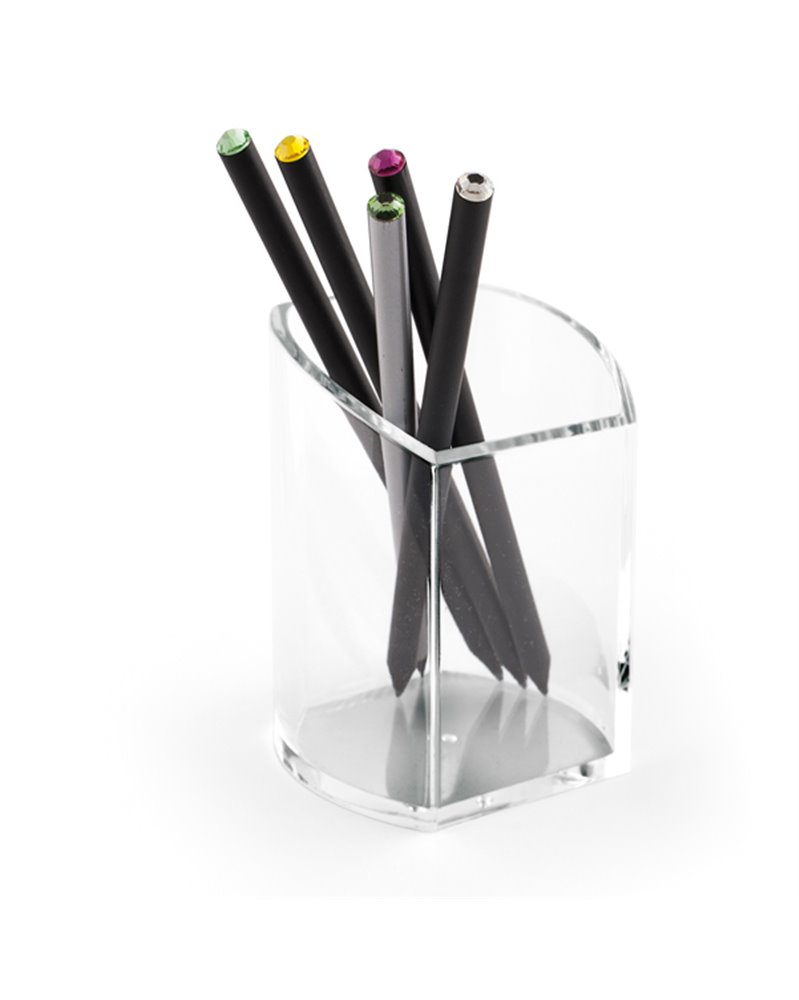 Bicchiere portapenne Acrilico trasparente 80420 LEBEZ