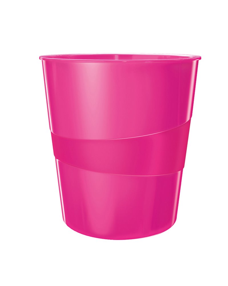 CESTINO GETTACARTE WOW FUCSIA METALLIZZATO 15LT LEITZ CESTINO GETTACARTE WOW FUCSIA METALLIZZATO 15LT LEITZ