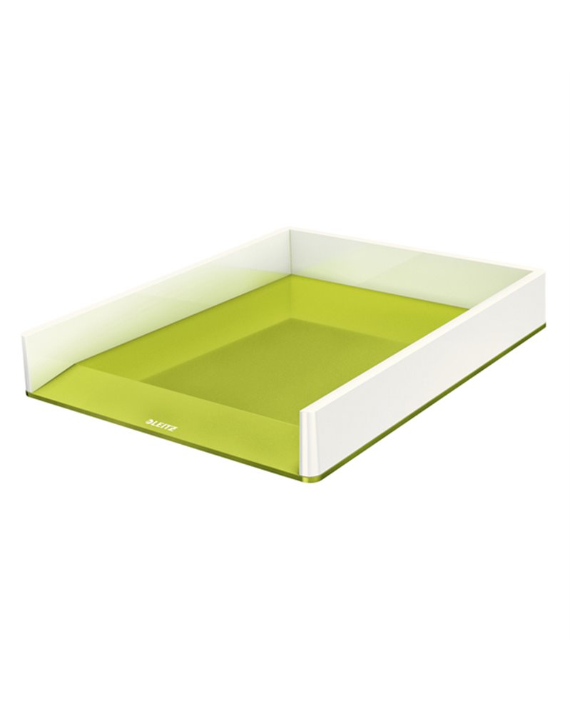 Vaschetta portacorrispondenza dual WOW verde lime LEITZ