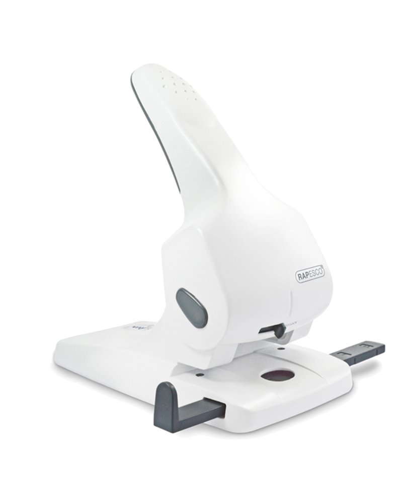 Perforatore alti spessori ZERO-65 2 fori argento max 65 fg Rapesco Perforatore alti spessori ZERO-65 2 fori argento max 65 fg Rapesco