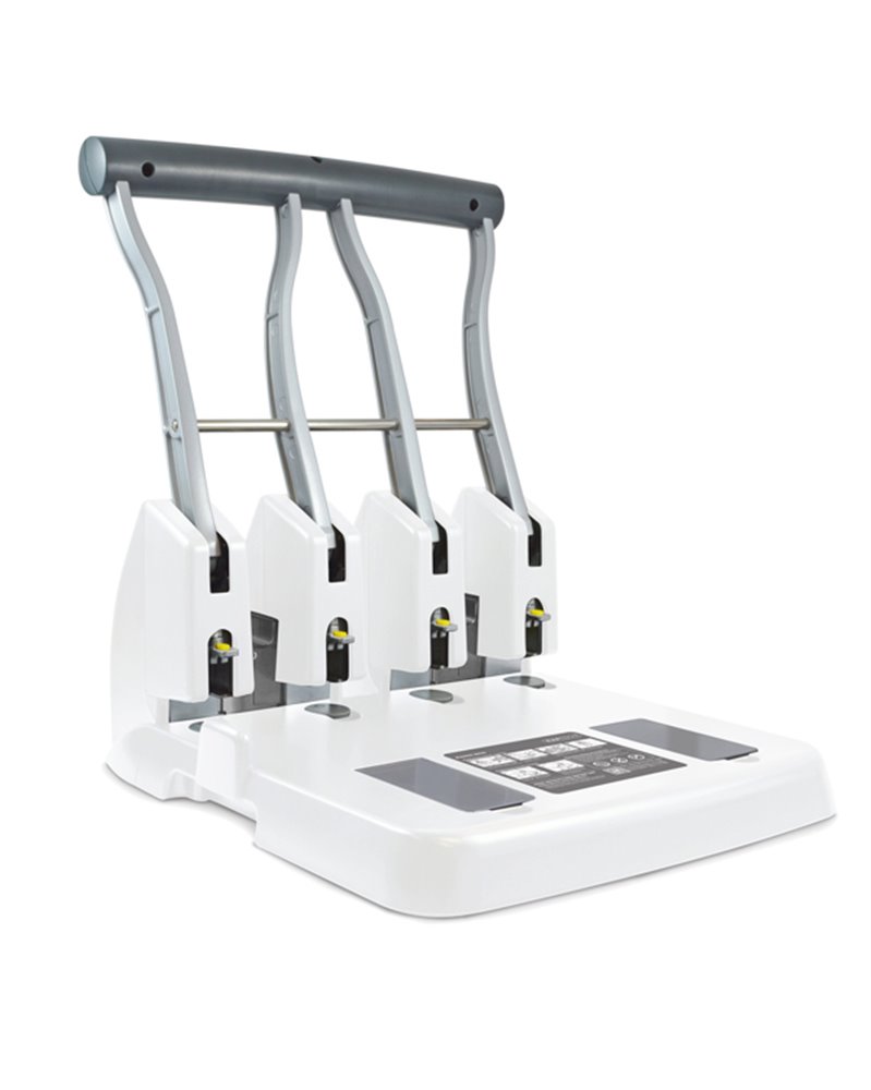 Perforatore alta capacitA' ECO P4400 4 fori bianco max 150 fg Rapesco Perforatore alta capacitA' ECO P4400 4 fori bianco max 150 fg Rapesco