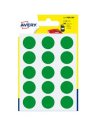 Blister 90 etichetta adesiva tonda PSA verde Ã˜19mm Avery