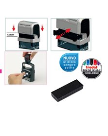 Blister da 3 tamponi 6/4817 nero Trodat