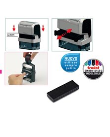 Blister da 3 tamponi 6/4912 nero Trodat