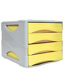 Cassettiera Keep Colour Pastel GIALLO Arda