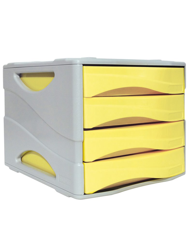 Cassettiera Keep Colour Pastel GIALLO Arda