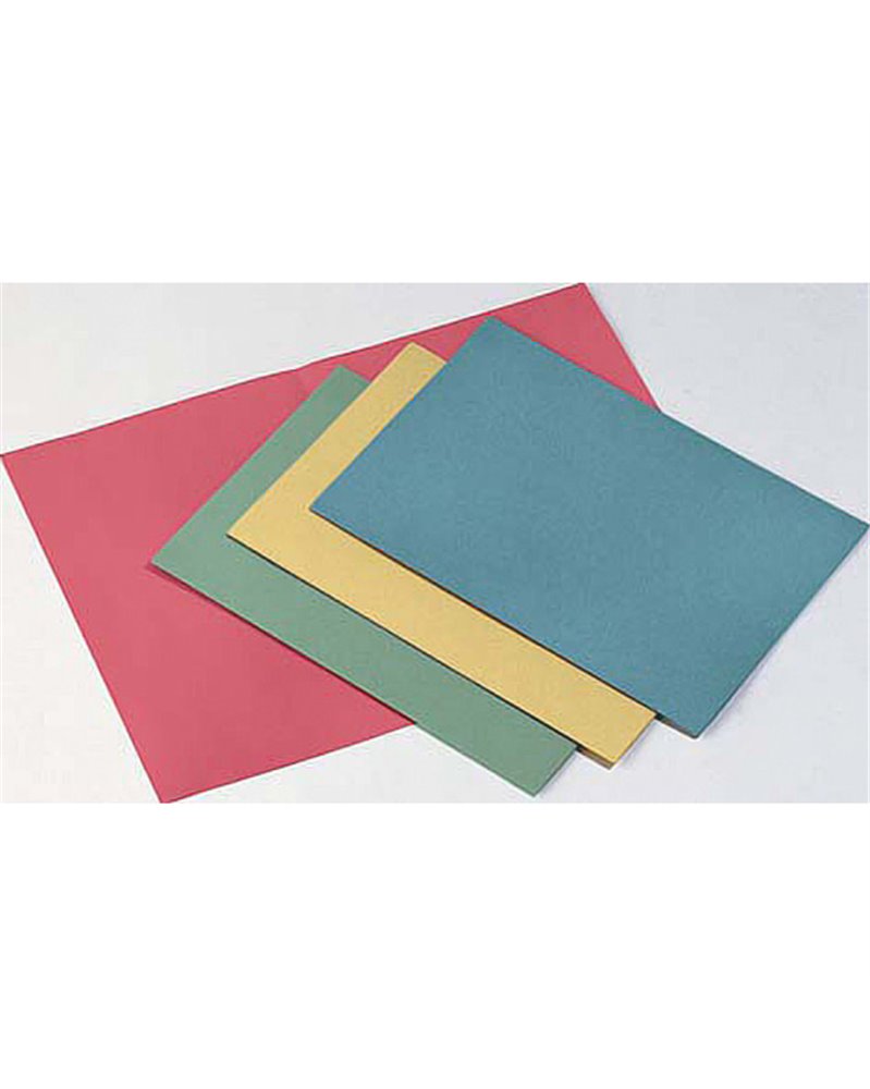 100 CARTELLINE SEMPLICI VERDE S/STAMPA 145GR