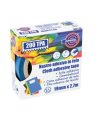 Nastro adesivo telato TPA blu 200 19mmx2,7mt Eurocel