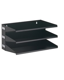 Portadocumenti Sorter Rack 3 scomparti nero DURABLE