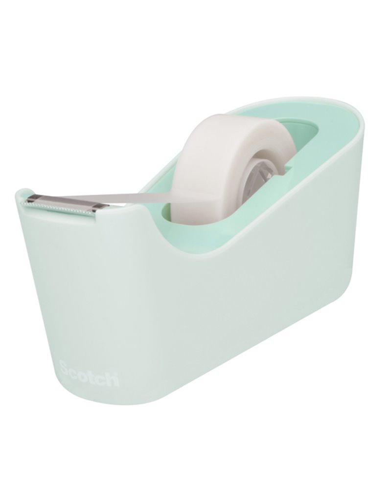Dispenser da Tavolo C18 Menta+1 rotolo di nastro adesivo Scotch® Magic™19x33 Dispenser da Tavolo C18 Menta+1 rotolo di nastro adesivo Scotch® Magic™19x33