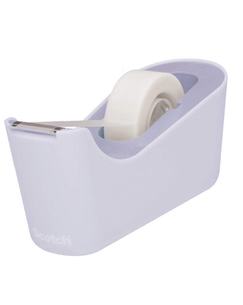 Dispenser da Tavolo C18 Lavanda+1 rotolo di nastro adesivo Scotch® Magic™ 19x33 Dispenser da Tavolo C18 Lavanda+1 rotolo di nastro adesivo Scotch® Magic™ 19x33
