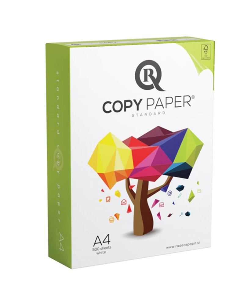 Carta da fotocopie A4 R-Copy 80gr 500fg Radece