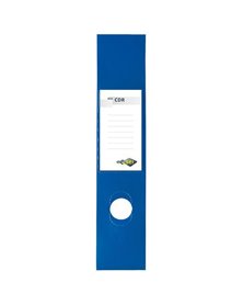 Busta 10 copridorso CDR PVC adesivi blu 7x34,5cm SEI ROTA