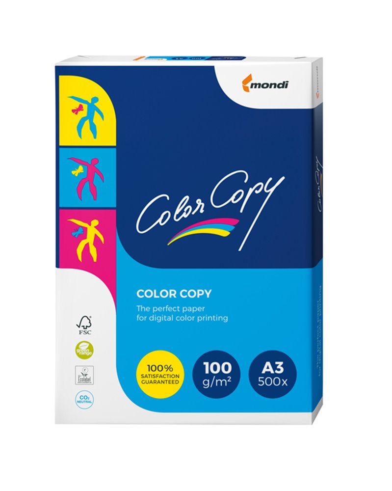 CARTA BIANCA COLOR COPY 320x450mm 100gr 500fg SRA3 MONDI