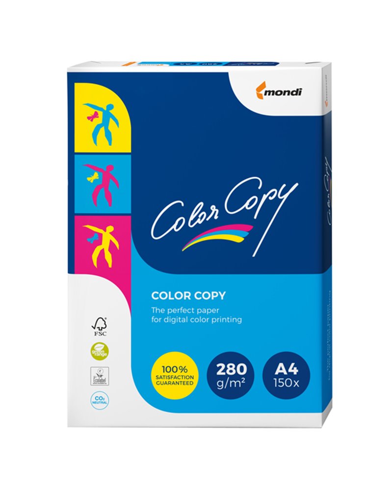 CARTA BIANCA COLOR COPY A4 210x297mm 280gr 150fg MONDI