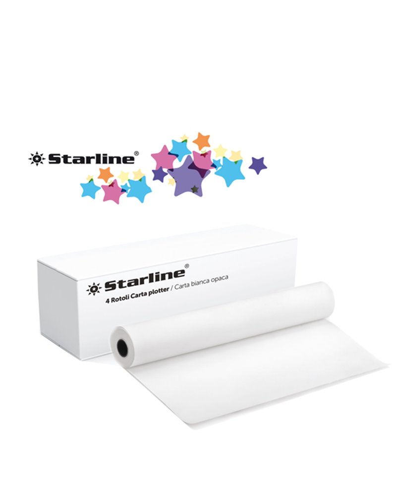 CARTA PLOTTER 914mm x 50m 90GR INKJET Starline CARTA PLOTTER 914mm x 50m 90GR INKJET Starline