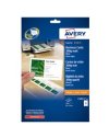 250 BIGLIETTI VISITA 85x54mm BIANCO LASER 200gr QuickCleanâ„¢ AVERY