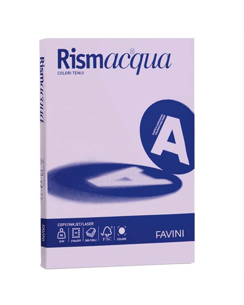 Carta RISMACQUA 140gr A4 200fg lilla 06 FAVINI Carta RISMACQUA 140gr A4 200fg lilla 06 FAVINI