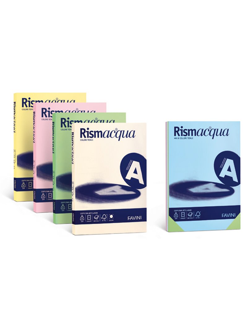 Carta RISMACQUA 200gr A3 125fg celeste 08 FAVINI Carta RISMACQUA 200gr A3 125fg celeste 08 FAVINI