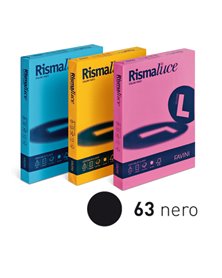 Carta RISMALUCE 200gr A4 125fg nero 63 FAVINI