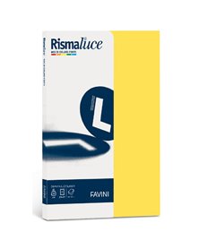 Carta RISMALUCE SMALL A4 200gr 50fg mix 5 colori FAVINI