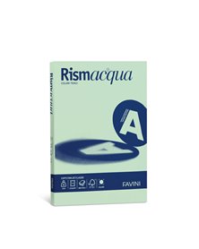 Carta RISMACQUA SMALL A4 90gr 100fg verde chiaro 09 FAVINI