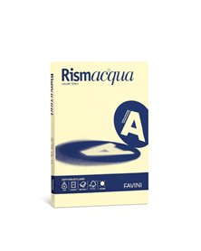Carta RISMACQUA SMALL A4 200gr 50fg giallo chiaro 07 FAVINI