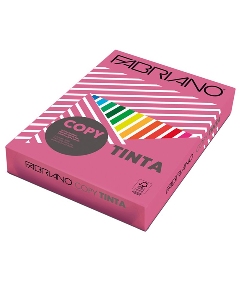 CARTA COPY TINTA A4 80GR 500FG COL.FORTI FUXIA