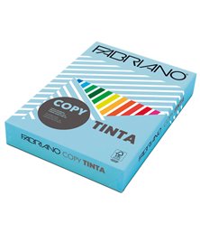 CARTA COPY TINTA A4 80GR 500FG COL.FORTI CIELO