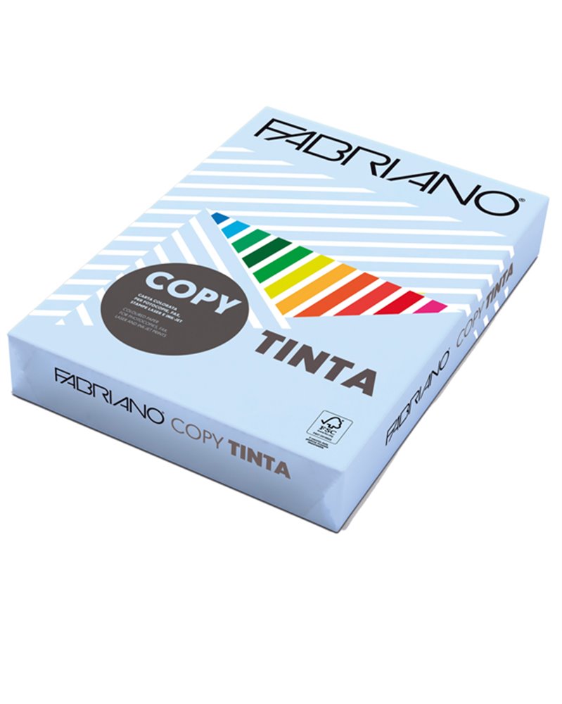 CARTA COPY TINTA A4 80GR 500FG COL.TENUE CELESTE