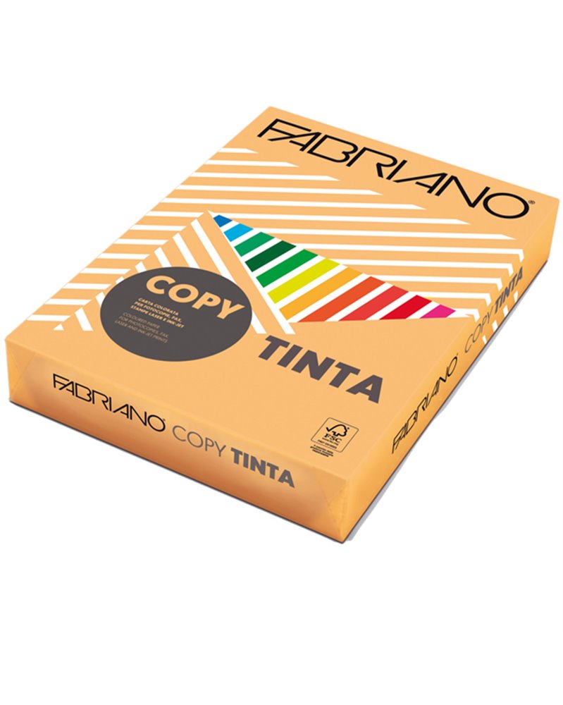 CARTA COPY TINTA A4 80GR 500FG COL.TENUE ALBICOCCA