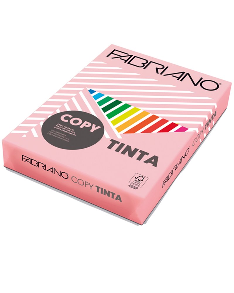 CARTA COPY TINTA A4 80GR 500FG COL.TENUE ROSA