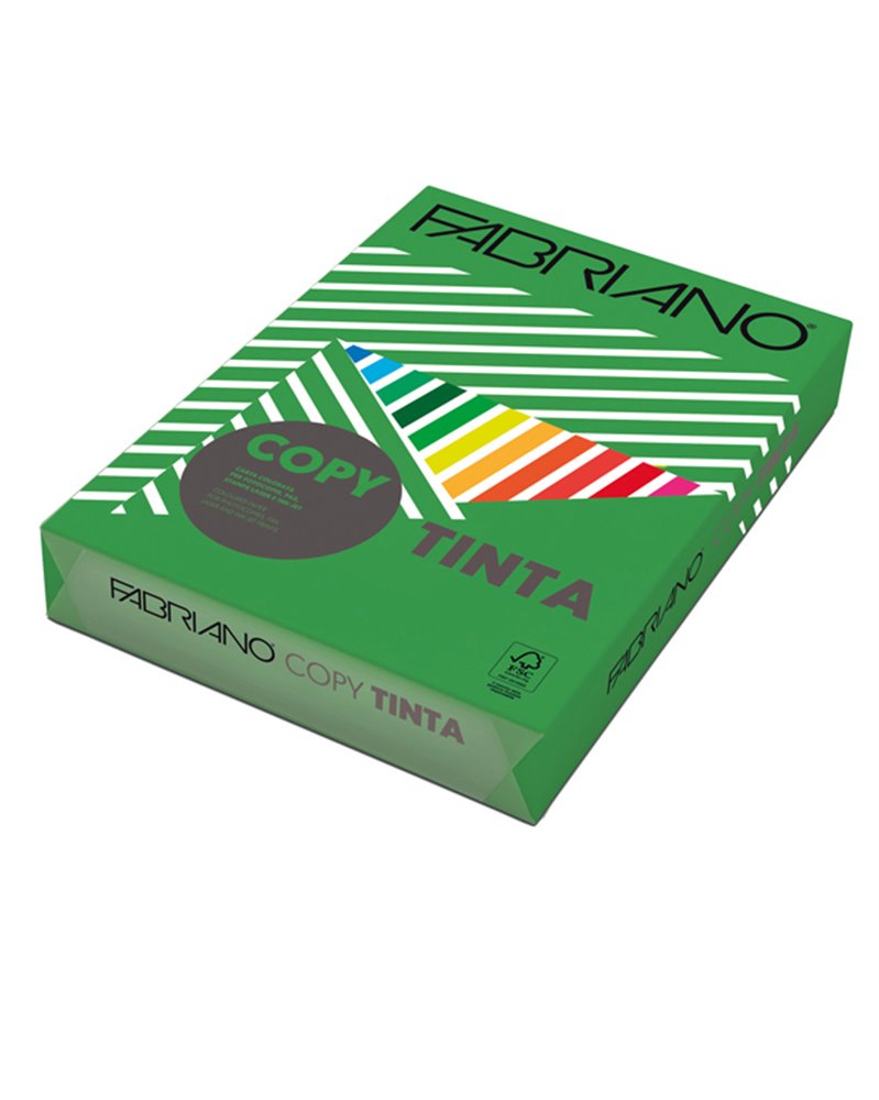 CARTA COPY TINTA A4 160gr 250fg col.forti VERDE FABRIANO CARTA COPY TINTA A4 160gr 250fg col.forti VERDE FABRIANO