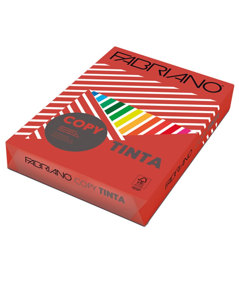 CARTA COPY TINTA A4 160gr 250fg col.forti ROSSO FABRIANO CARTA COPY TINTA A4 160gr 250fg col.forti ROSSO FABRIANO