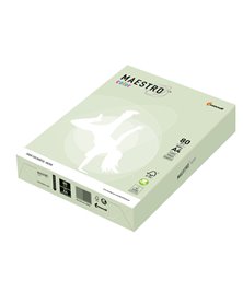 CARTA MAESTRO COLOR A4 210x297mm 80gr 500fg VERDE TENUE GN27 MONDI