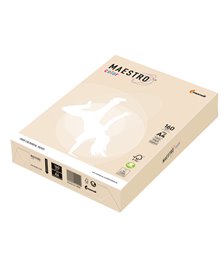 CARTA MAESTRO COLOR A4 210x297mm 160gr 250fg AVORIO/CREMA TENUE CR20 MONDI