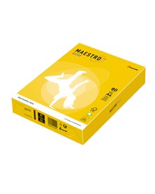 CARTA MAESTRO COLOR A4 210x297mm 80gr 500fg GIALLO FORTE IG50 MONDI