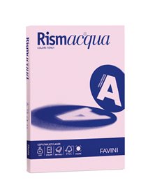 Carta RISMACQUA STANDARD A4 90gr 300fg rosa 10 Favini