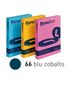 Carta RISMALUCE A4 200gr 125fg blu cobalto 66 Favini