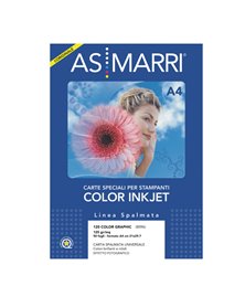 CARTA INKJET A4 125GR 50FG COLOR GRAPHIC EFFETTO PHOTO 8096 AS MARRI