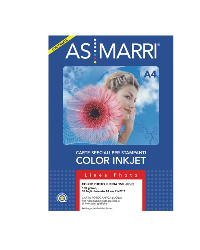 CARTA INKJET A4 170GR 50FG COLOR GRAPHIC PHOTO 8098 AS MARRI