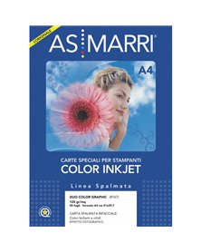 CARTA INKJET A4 120GR 50FG DUO COLOR GRAPHIC PHOTO DOUBLE-FACE 8167 MARRI