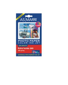 CARTA INKJET A6 (10X15CM) 265GR 20FG PHOTO LUCIDA 8870 AS MARRI