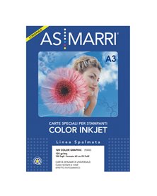 CARTA INKJET A3 125GR 100FG COLOR GRAPHIC EFFETTO PHOTO 9260 AS MARRI