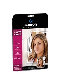 CARTA INKJET A4 270GR 20FG PHOTO SATINATA ULTIMATE CANSON