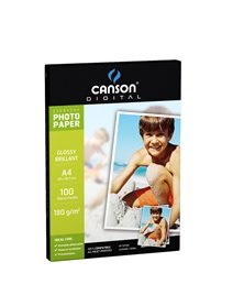 CARTA INKJET A4 180GR 100FG PHOTO GLOSSY EVERYDAY CANSON