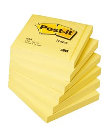 BLOCCO 100fg Post-itÂ® Giallo Canaryâ„¢ 76x76mm 654