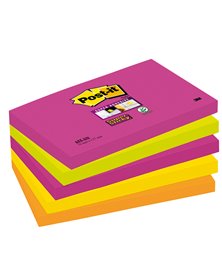 BLOCCO 90foglietti Post-itÂ® Super Sticky 76x127mm 655S-N CAPE TOWN