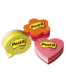 BLOCCO CUORE 225 foglietti Post-itÂ® 70x70mm 2007-H 72gr